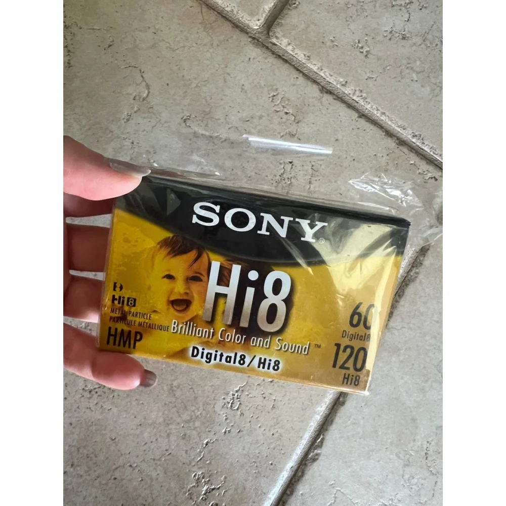 Sony Hi8 60 Min. Digital8 30 Min. HMP Metal Particle Tape Sealed New unopened